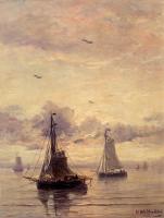 Hendrik Willem Mesdag - Evening Anchorage